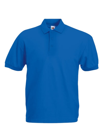Fruit of the loom 65/35 Pique Polo royal blue